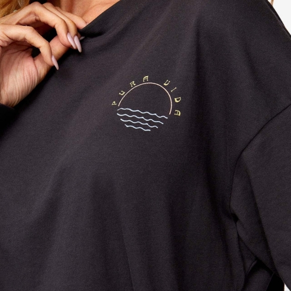 🎉HPx5🎉 Pura Vida International Surf Tour Long Sleeve Boxy Tee - Picture 4 of 7